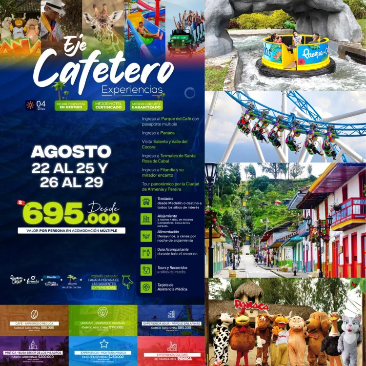 Galería Eje cafetero experiencias – naturaleza, diversión y cultura en colombia